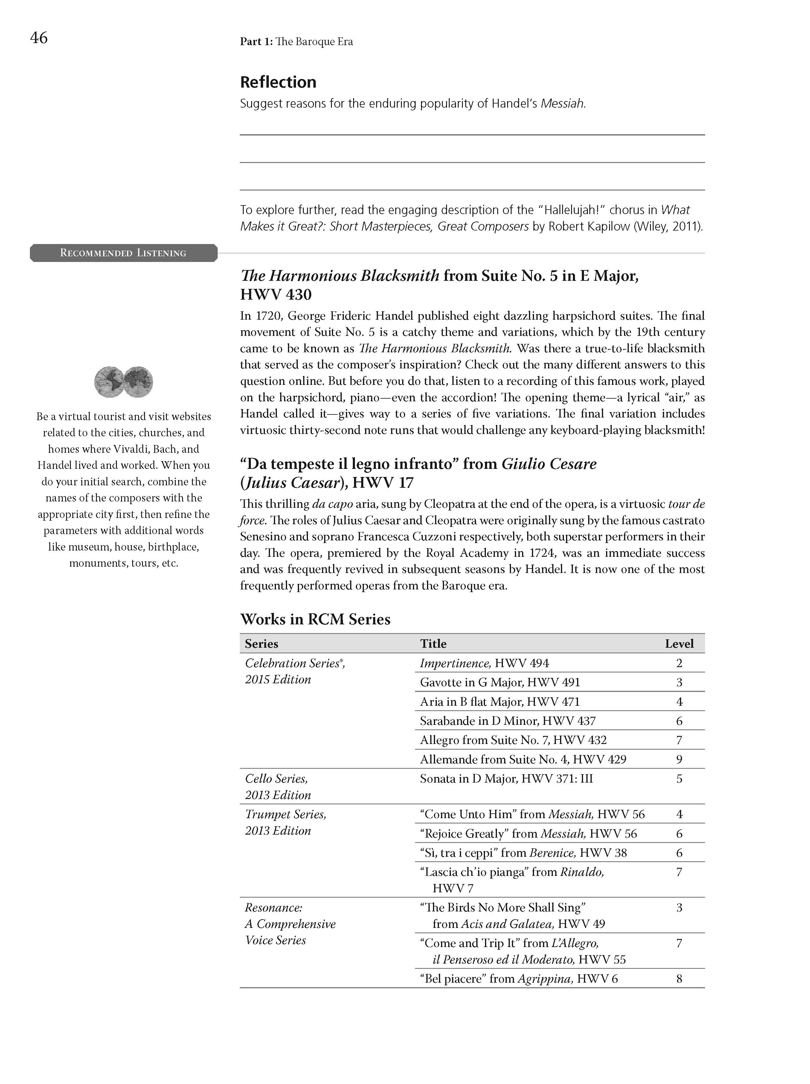 Celebrate Theory 9 History Sample Page 1